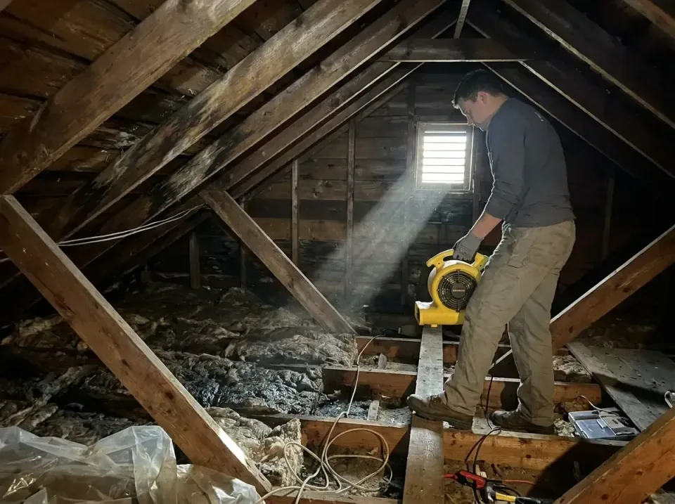 attic-water-damage-drying-proc-007 — frequently asked questions, Emergency Water Extraction & 24/7 Flood Response in Strawbe…